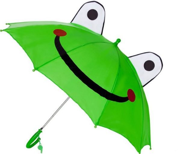 Cute Kids Sun Rain Uv Protection Frog Umbrella - Hfumbrella