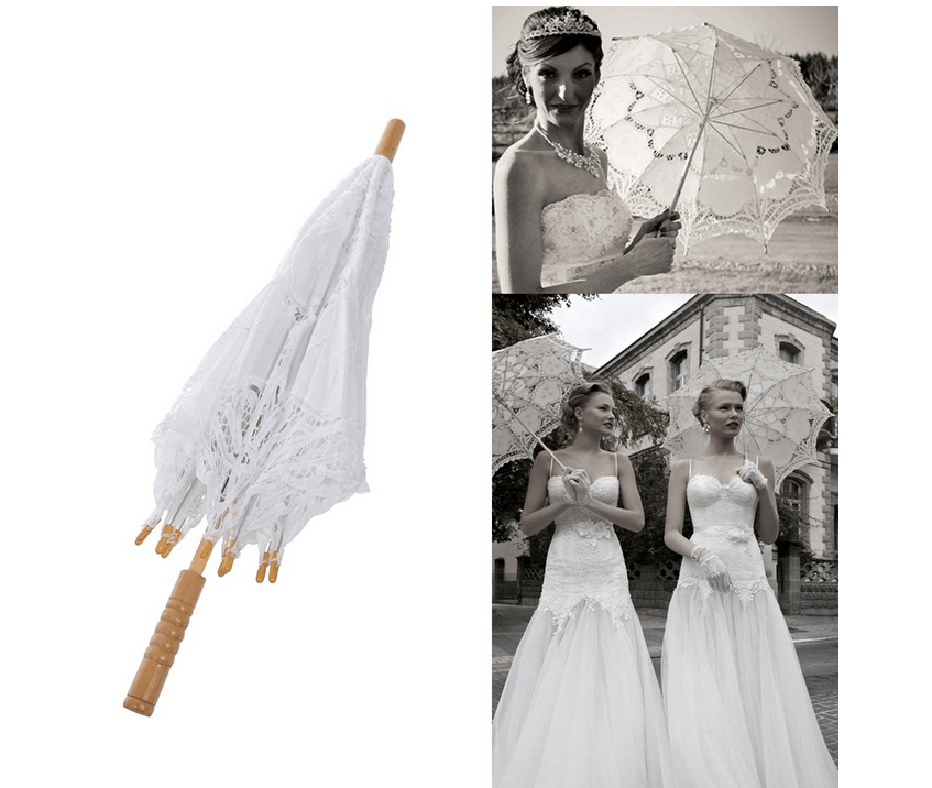 lace wedding parasol umbrellas